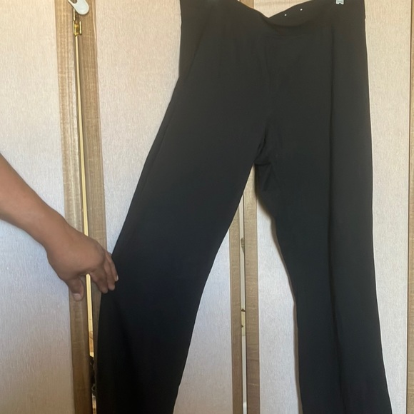 Coldwater creek Black Flared Pants large - Picture 1 of 6